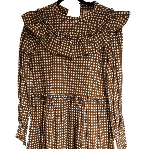 Porridge Penny Gingham Mini Dress - Picture 2 of 7